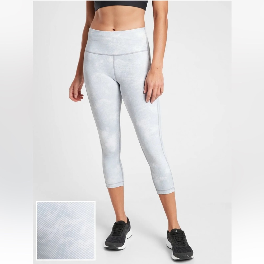 Athleta Ultimate Stash Pocket Printed Crop Legging Women’s Size Large